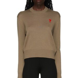 AMI Paris Taupe Sweater